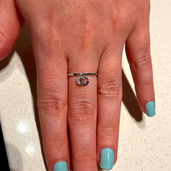 GUCCI 18K White Gold Interlocking G Ring – BRAND NEW - Picture 4 of 15
